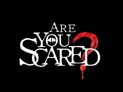 Are You Scared? logo are you scared illustration logo logo design spooky title title design typography