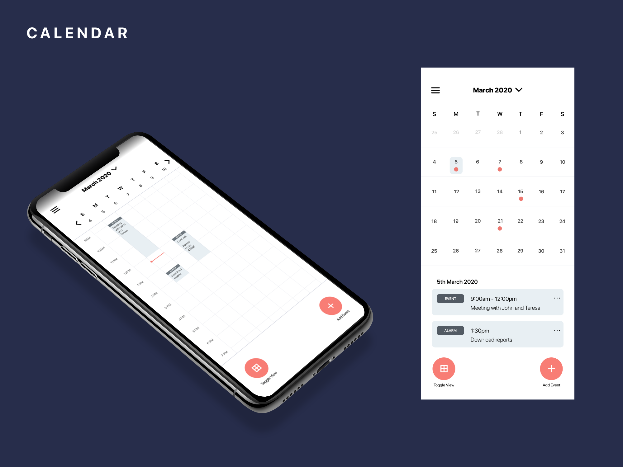 Example of Calendar