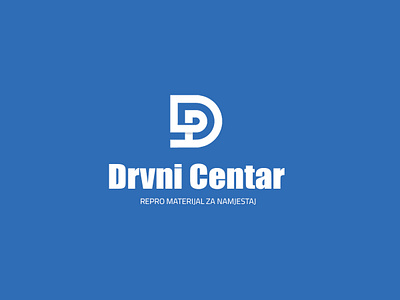 Drvni Centar branding design logo minimalistic