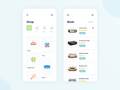 Pet Store 2020 design adobe xd animals app design graphicdesign new design pet store app simple app design ui ux design ux ux design