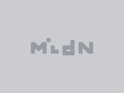 MLDN logo bit branding dj logo logo design mildyn mildyn minimal mldn music musician pixel