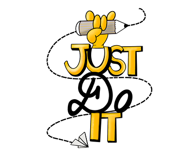 Just Do It... branding concept design dribbble illustration procreate typography vector webkul