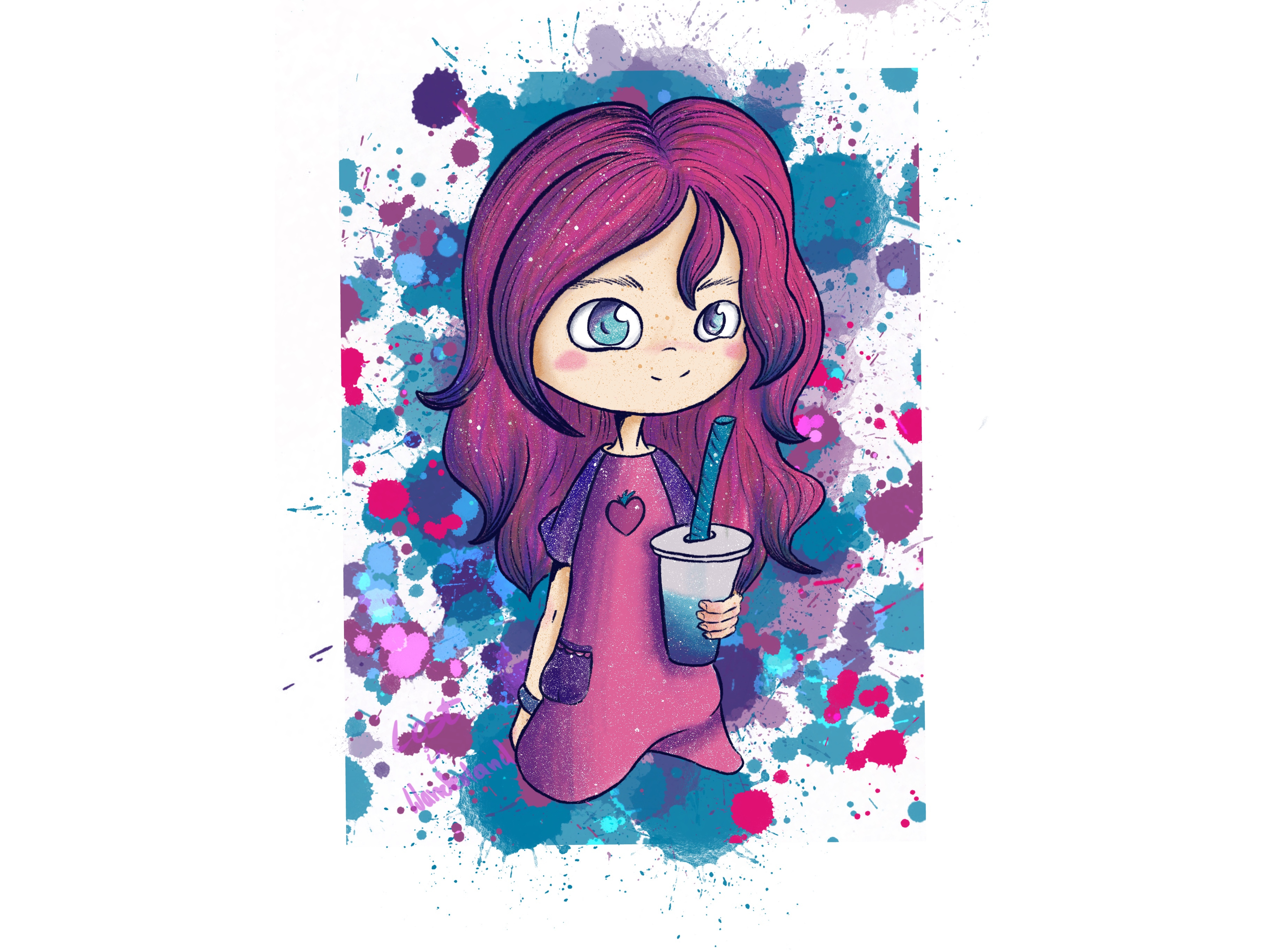 Example of space girl