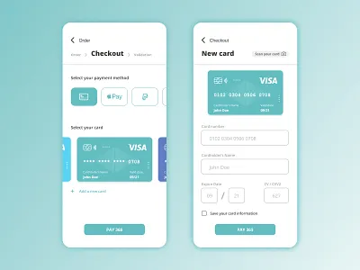 Credit Card Checkout App 002 app dailyui design design app designer designs illustration interfacedesign ui uidesign ux