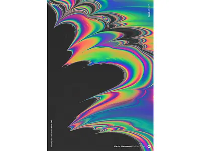 WWP°254 "Contrast" abstract art colors design distortion filter forge generative illustration wave wwp