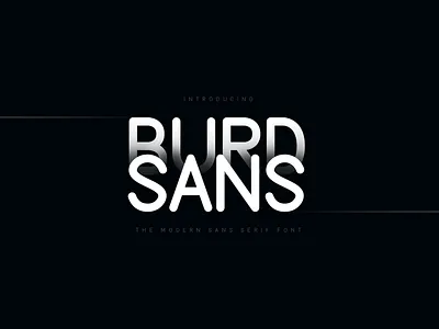 Burd Sans - The Multilingual Font branding dialy font font design font family handlettering lettering sans serif svg font webfont