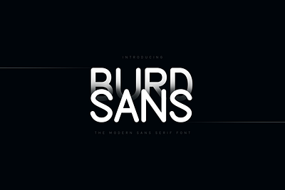 Burd Sans - The Multilingual Font branding dialy font font design font family handlettering lettering sans serif svg font webfont