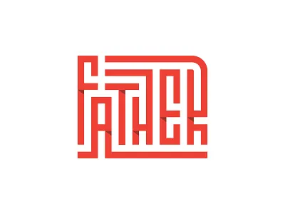 father's day 2020 app branding design fathersday flat icon identity illustration logo logo design minimal simple typeface. lettering typogaphy typography vector