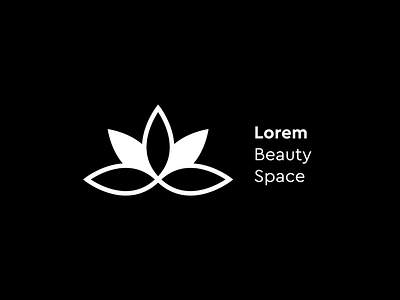 The symbol of beauty logo