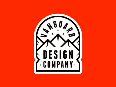 VDC Red Badge (1 of 3) badge badgedesign brandlogo brandmerch logo logodesign logodesigner merch merchdesign merchdesigner mountain mountainbadge nature naturebadge outdoors patch vanguarddesignco
