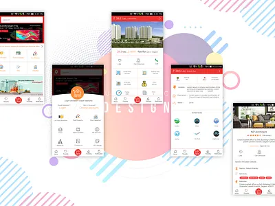 HOUSECAART APP app design construction housing real estate rental app service app