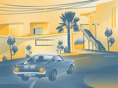 Lockdown Journey architecture car carillustration city illustration creative digital illustration gradient gradient color graphic home illustration illustration art illustrator journey lockdown ride roadtrip travel vector vector illustration