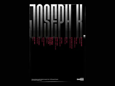 Dribbble 05 behance black dribbble portfolio portfolio poster poster art poster challenge poster design poster designer theater theater branding theater design theather poster type typographic typographic design typographic poster typography typography art