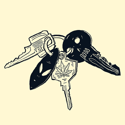 keychain cartoon ink inktober keychain keys sketch