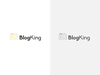 Blog King Blogger/ Personal blog Monogram Logo Design awesome logo best logo blog logo blogger branding logo logo design logodesign minimal minimalist logo modern logo modernism monogram logo typography