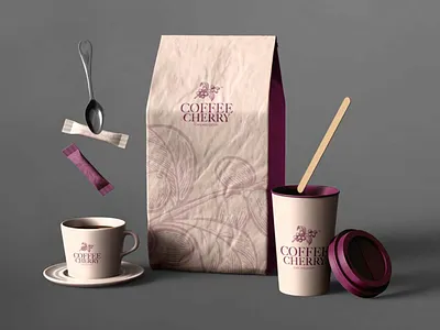 Coffee Cherry | Café and Eatery | Brand Identity brand brand identity branding branding design coffee coffee cherry branding eatery logo
