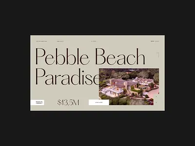 Brooklyn Simmons® - Concept real state website clean design futura hatton hover landing layout luxury mansion minimal motion design parallax real estate transition typography ui ux