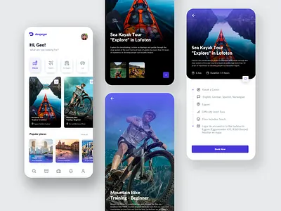 Despegar Travel App app booking brand despegar discover flight hotels identity branding iphone isotipo logo logotype mobile reserve tour train travel travel app trip ui8
