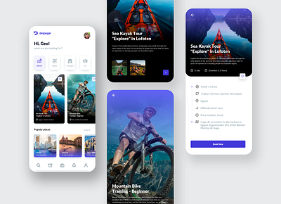 Despegar Travel App app booking brand despegar discover flight hotels identity branding iphone isotipo logo logotype mobile reserve tour train travel travel app trip ui8