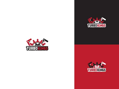 Turbo Kings black cards creative font king online play play card poker red sell vector winner