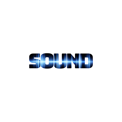 Sound adobe design effect logo photoshop sound soundwave text