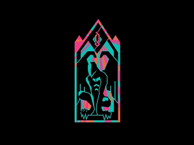 Psychogrotesk black gargoyle graphic design graphicblack logo monster monsters peter gutierrez tshirt vector