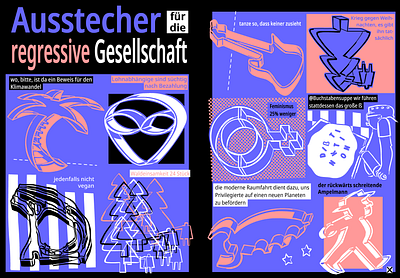 Ausstecher für die regressive Gesellschaft cartoon comic illustration vector zuckerfrei