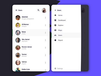 Adobe XD Tutorial. iOS App Menu Drawer. How to Animate With Adob adobe xd contacts ios ios app design menu ui uiux user experience user interface ux