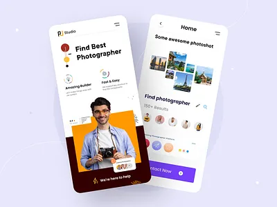Photography App - Mobile App Design app app ui app ux file photo graphic storage mobile app photo edit photo editor photography photography app photoshot app social network