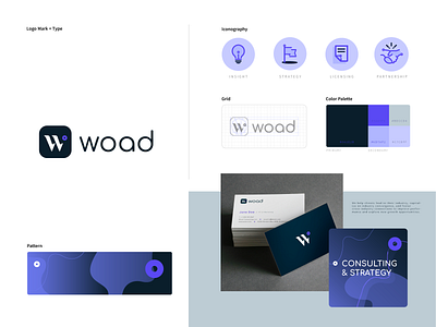 Woad Branding branding design