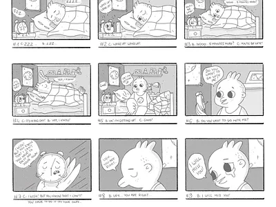 Storyboard 2d cartoon cartoon character cartoon illustration character characterdesign cute framebyframe illustration illustrator procreate storyboard