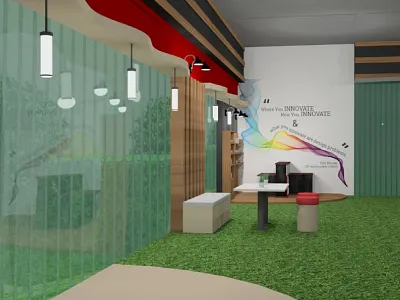 Workspace 3D 3d blender blender3d branding design presentation work