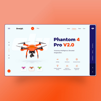 Dronjai UI design concept behance branding clean design clean ui designs desinger drone drones illustration interaction interface logo designs typography uidesign uiux ux desgin ux research web design web development website design