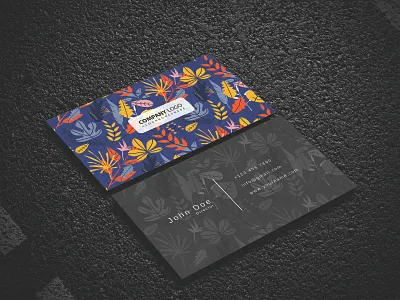 Business Card Design branding branding studio business card business card design business card template color corporate pattern startup branding typography unique business card