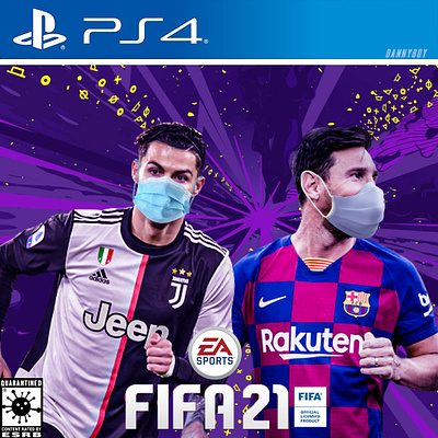 cORONA FIFA artist coronavirus design fifa fifa 20 games legend messi photoshop ronaldo