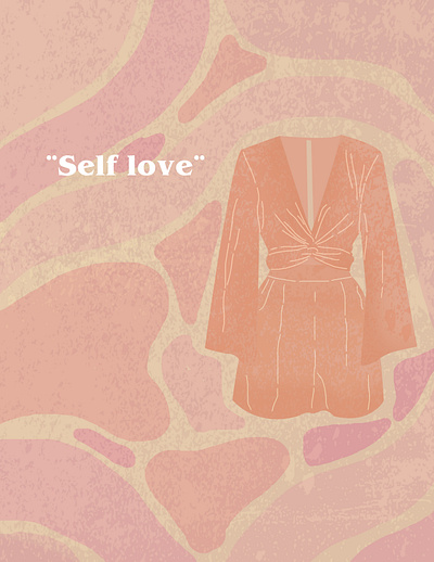 Self love brushscript digital photoshop style