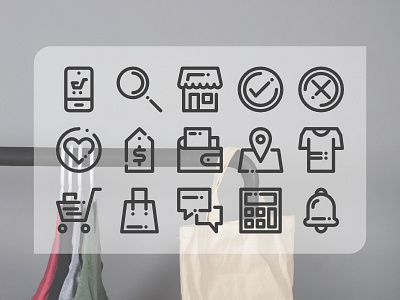 Shopping & E-Commerce e commerce icon iconography iconutopia shopping