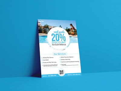 Pool Flyer Design creative