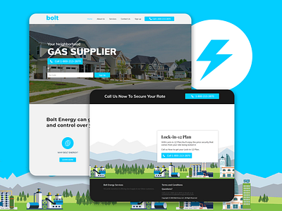 Boltenergyservices Web brand identity branding clean design icon ux web webdesign website website design wordpress