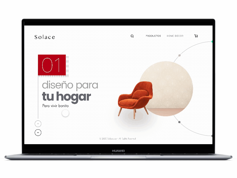 Furniture store decoration furniture home microinteraction uidesign web design