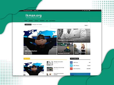 ikman.org Dribble brand identity clean design company branding ui web webdesign website website design wordpress wordpress theme