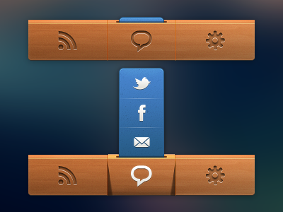 Navigation bar design navigation bar wood ui