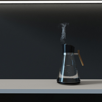 Home Kettle - Industrial Design 3ddesign 3dmodeling concept design industrialdesign product design productrender redesign rendering