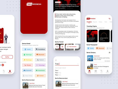 Redesign News App Project exploration news app redesign concept ui design ux design