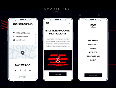 Spirit Mobile Design app app design application clean design typography ui ux