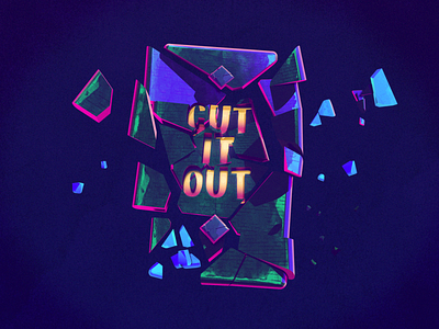 Cut It Out 3d 3d art c4d cinema 4d illustration