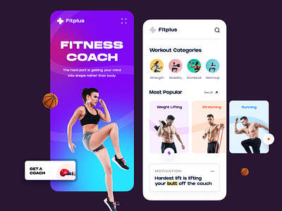 Fitness Website mobile bodybuilding excercise fitness fitness club fitness coach fitness trainer gym health healthy living homepage landing page mockup muscle nutrition personal trainer protein sport web design website workout