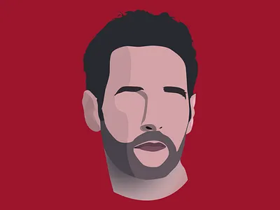 Paul Rudd ant man antman avengers design illustration illustrator portrait vector