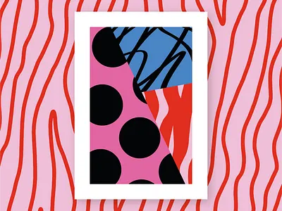 Abstract Print Design #3 abstract abstract art art design different flat graphic illustration print vector