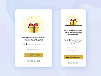 Emailer ( Proton People ) app design email email design email marketing email template emailer icon illustration typography ui ux